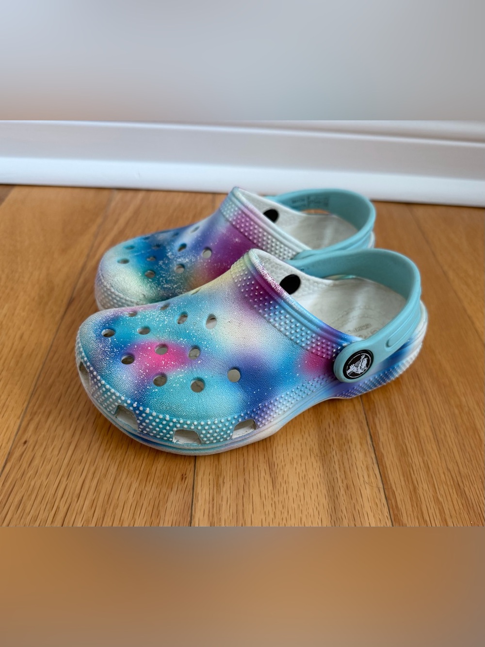 Tie-Dye Crocs kids size 10